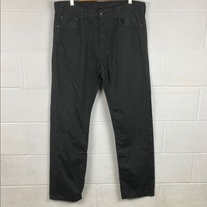 Levi’s men’s 505 regular fit straight leg graphite gray jean size 38x34